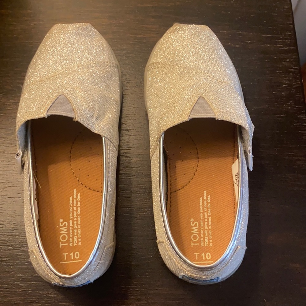 Alpargata Glitter Girls Toms size 10